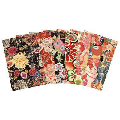 Nippon Chuko Chirimen Assortment 22 X 7 Japanese Handicraft Chirimen Cutting Set, 15cm, Pieces, S52-102, Tsumami-zaiku