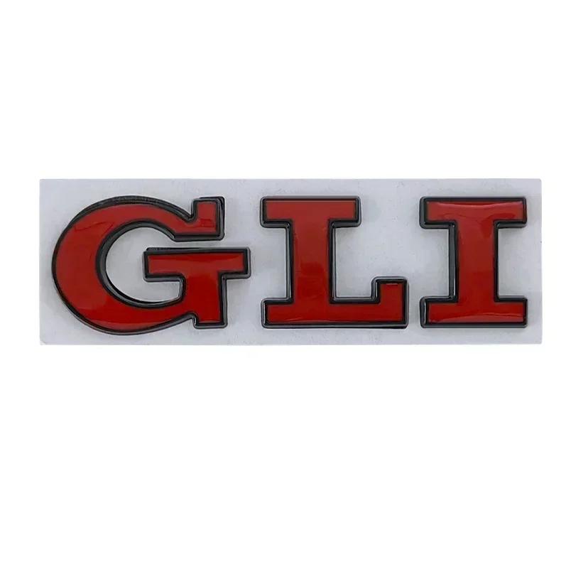 BRY1 Dla VOLKSWAGEN VW GTI 3D Metalowe Litery Logo GLI Tylna Klapa Bagażnika Odznaka Naklejka Dla Volkswagen VW Jetta MK2 MK4 MK5 MK6 MK7 im2