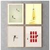 Wall Art Canvas Painting, Posters & Impressions Humorous Posture, Color Pictures, Modern Living Room, Home Decor