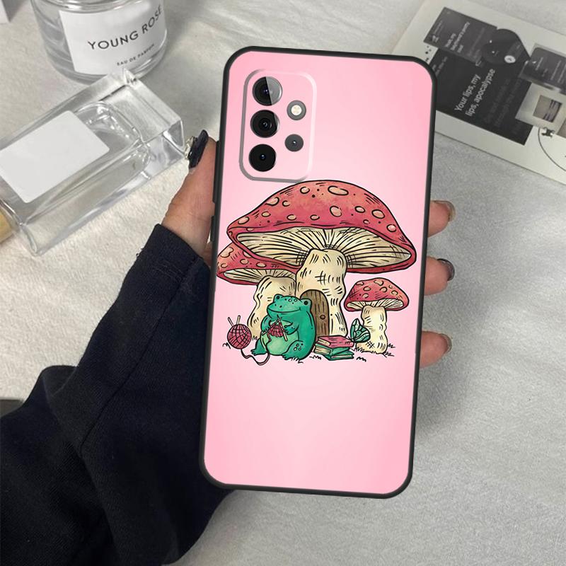 Cottagecore Frog Aesthetic Phone Case For Samsung Galaxy A34 A54 A14 A13 A23 A33 A53 A73 A52 A42 A32 A22 A12 A51 A71