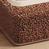 Grain Storage Barrel with Built-in Measuring Cup Clear Cover Large Capacity Wide Mouth Airtight Pet Food Container