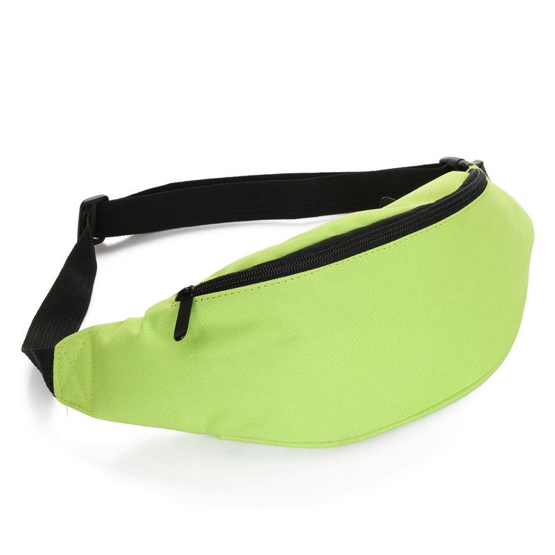 Men's Solid Color Crossbody Phone and Cigarette Waist Bag with Fashionable Texture