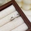 Yousheng Women Ring Simple Style Bright Luster Geometric Smooth Polished Adjustable Decorative Gift Alphabet A-Z Letters Initial Name Finger Ring
