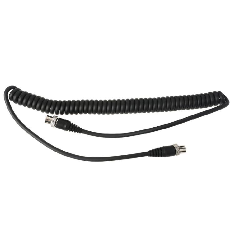 Metal Detector Spring Power Cable Black for GFX7000 4500 5000 Power Cord 1 Meter