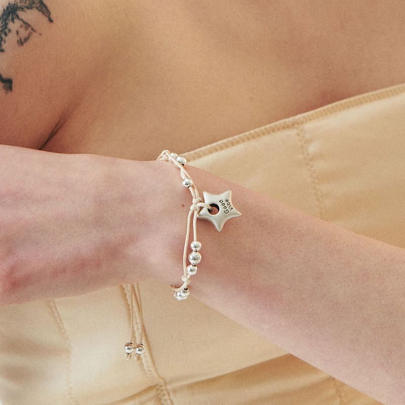 August Harmony Vintage Star String Knot Bracelet