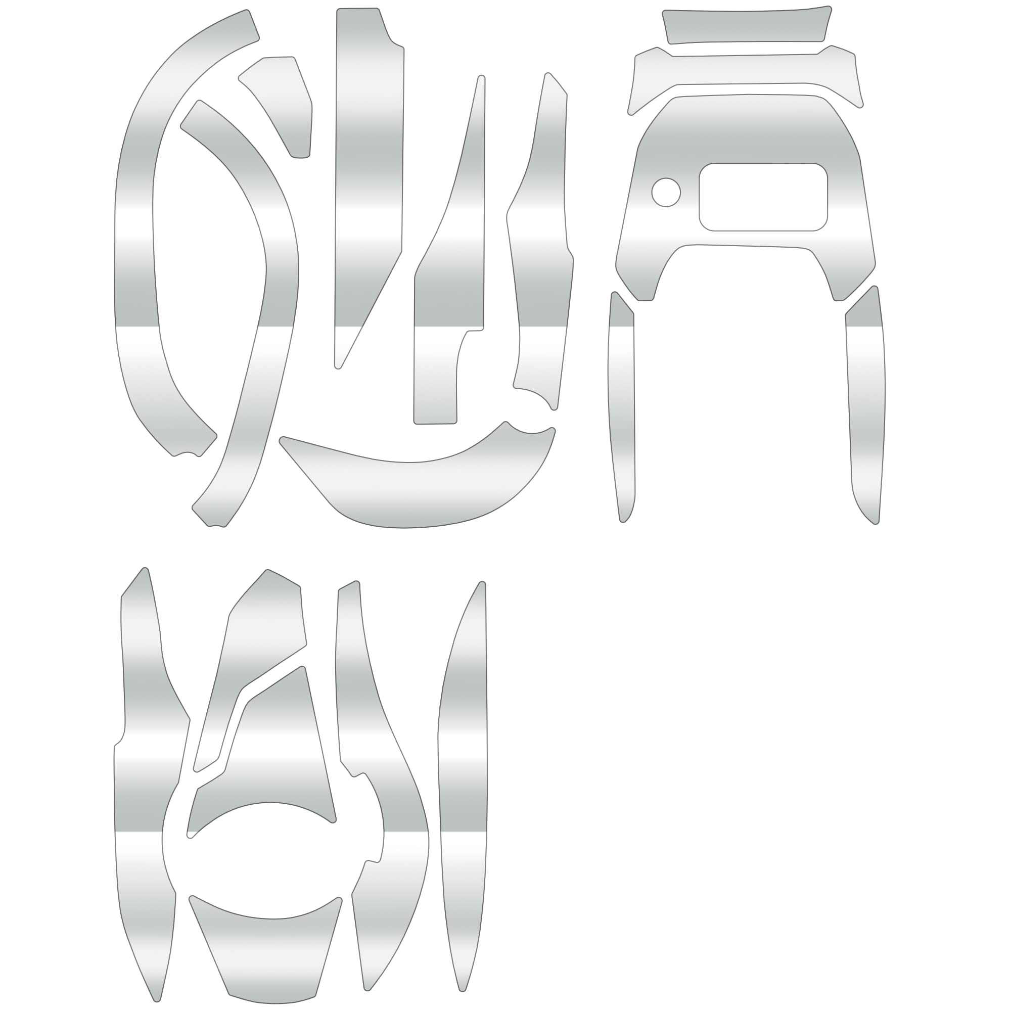 

CUSTOM Custom Decal for YOROI 18 Engetsu Premium Baitcasting Scratch Protection SEAT.JP Reel, (Clear, Left-Handed)