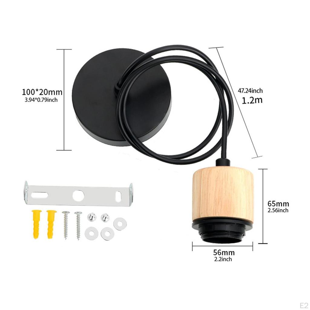 E27 Industrial Pendant Light Cable, Ideal for Bars, Hotels, Living Rooms, Cafes And Homes.