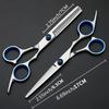 Professional Stainless Steel Haircut Scissors - Texturizing & Thinning Shears for Barbers, Salons & Home Use - Ideal for All Hair Types