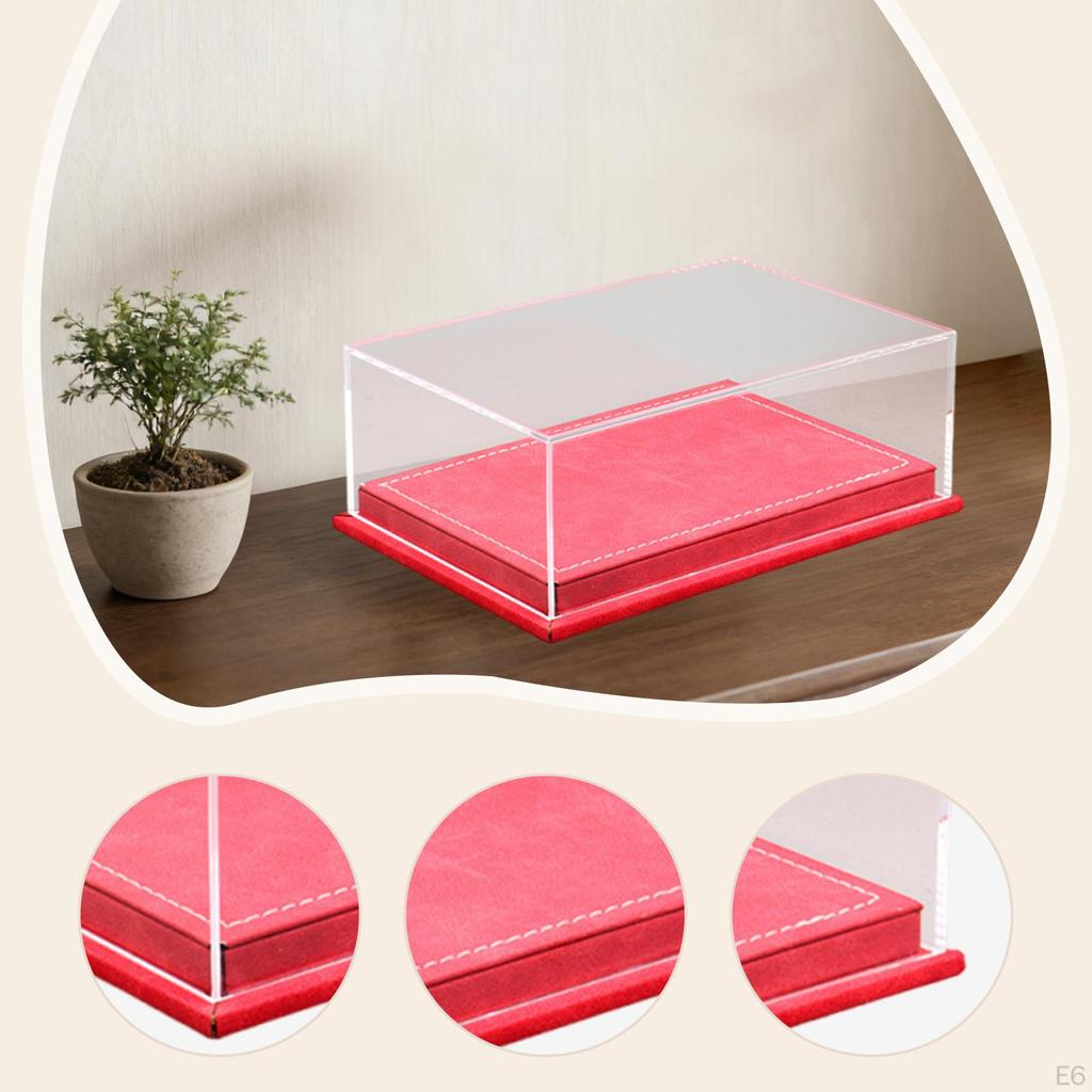 Acrylic Model Car Display Case Storage Box 1/64 Protection Organizer Transparent for