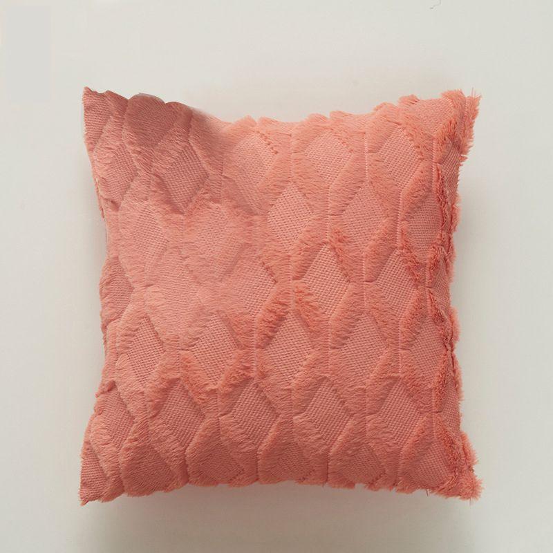 Super Soft Diamond Plush Pillowcase With Bright Colors For Stylish Living Room Decoration