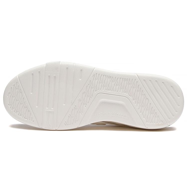 New LiNing Wave Lite Low Top Skateboard Shoes Women's White Gray AGCS098-1