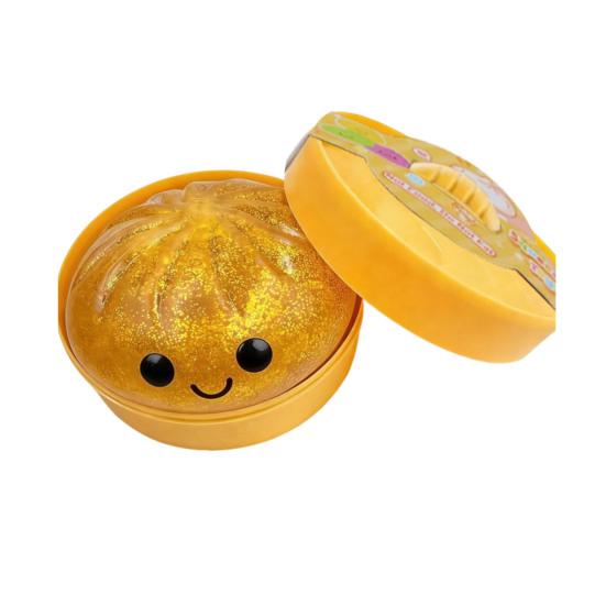 Мягкая игрушка-пищалка в виде паровой булочки, сенсорная игрушка-антистресс, милая, медленно поднимающаяся, из ТПЭ