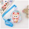 Baby Three Printed Children Shoulder Crossbody Chest Bag Outdoor Cartoon Wallet