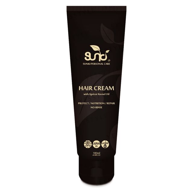 Sunki - Hair Cream With Apricot Kernel Oil 180ml