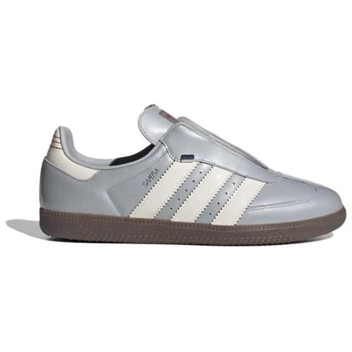adidas Samba OG Matte Silver Patent - JQ0012