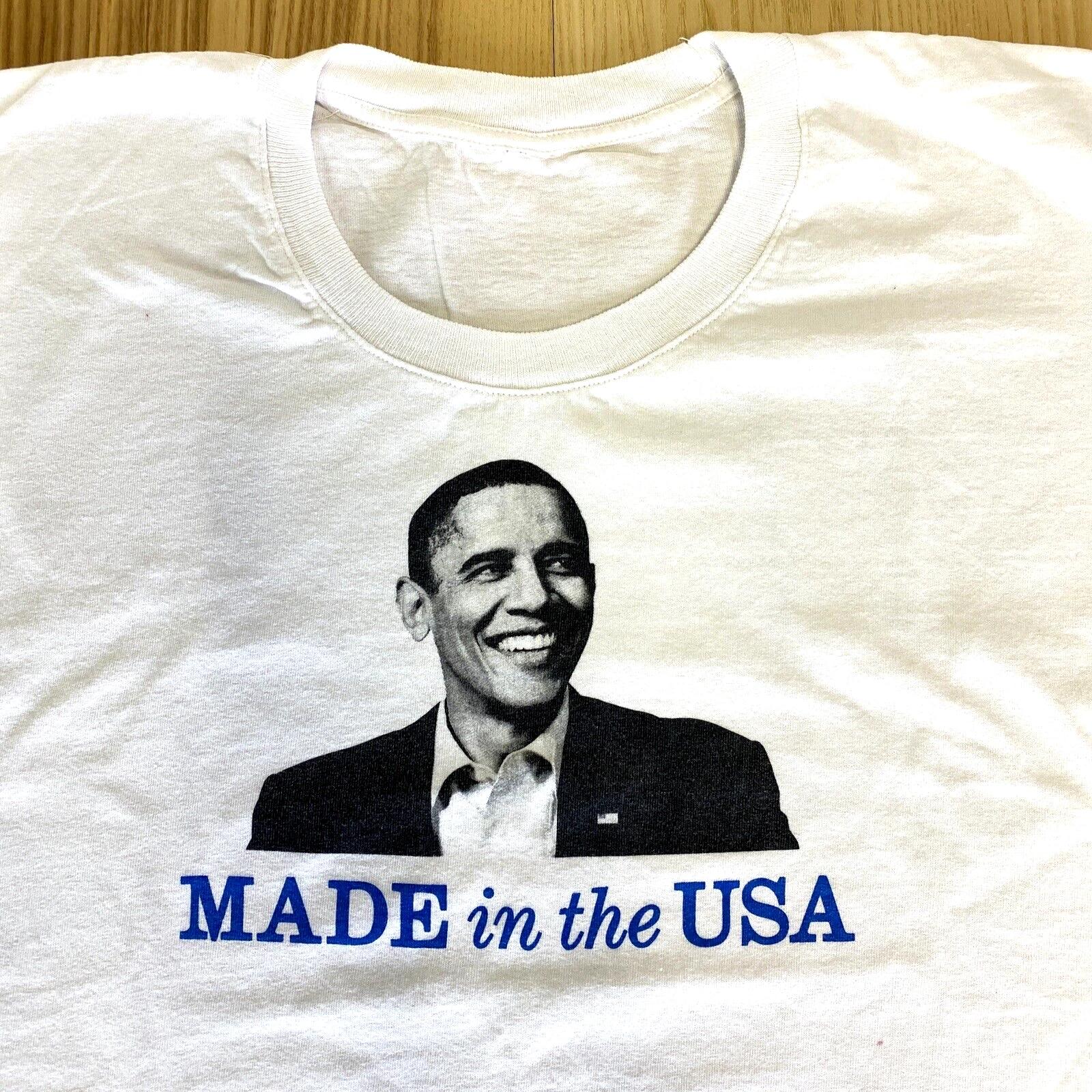 Barack Obama Birth Certificate Arizona Union Campaign Promo T Shirt Double Sided S