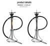Aluminum Alloy 8-Hole Hookah Water Pipe Set
