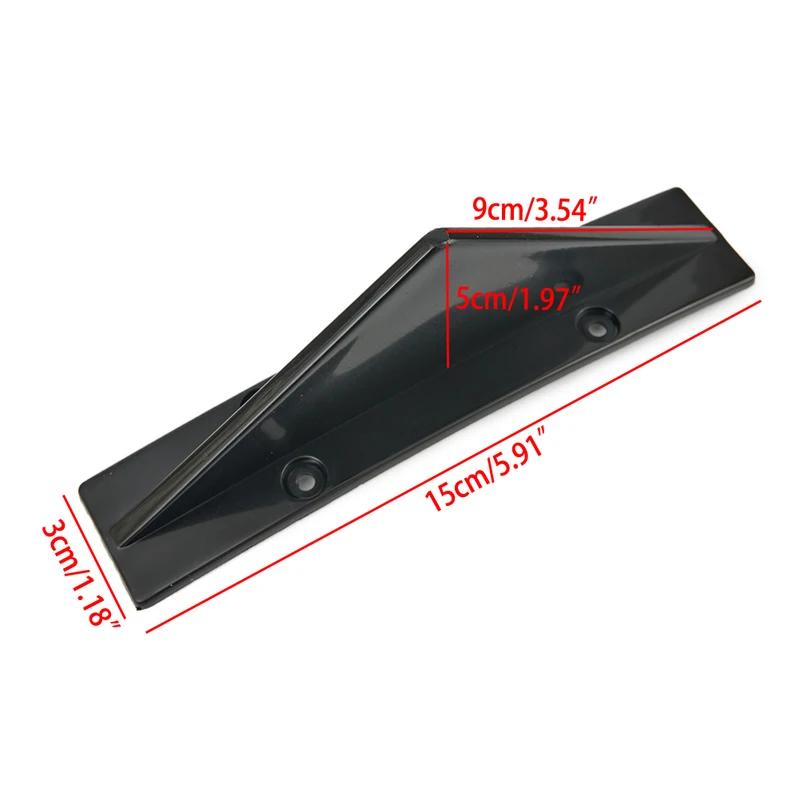 4x Car Rear Bumper Lip Diffuser Splitter Spoiler Scratch Protector Fin Trim Cap For 300 Universal Accessories And 1 Roll Tape