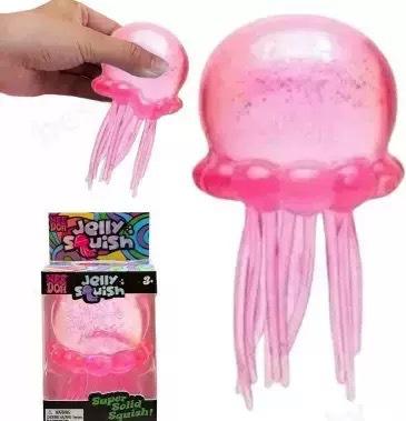 Schylling NeeDoh Complete Fidget Toy Super , Popsicle/Jellyfish/Ice Cube/Fuzz Ball Slow‑Rebound Squish Toys for Kids & Adults