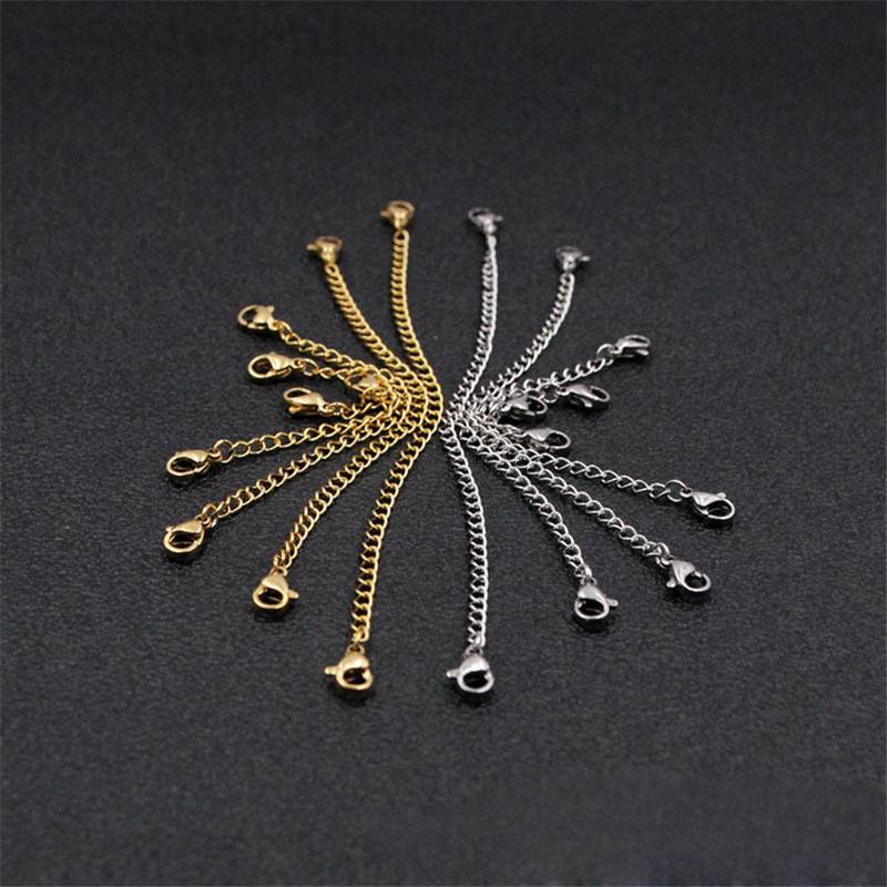 Halskette Armband Kettenverlängerung Praktische Multifunktions-Handwerk Exquisiter Karabinerverschluss DIY Verlängerung Sicherheit Verschiedene Längen