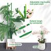 Plant Stakes with Clips Extendable Orchid Support Stake Gardening Plant Poles for Indoor Outdoor Potted Amaryllis Monstera Vegetables