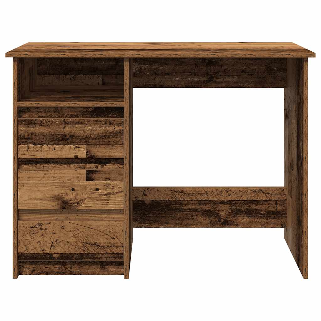 Vidaxl Biurko Stare Drewno 102X50X75 Cm Drewno Klejone