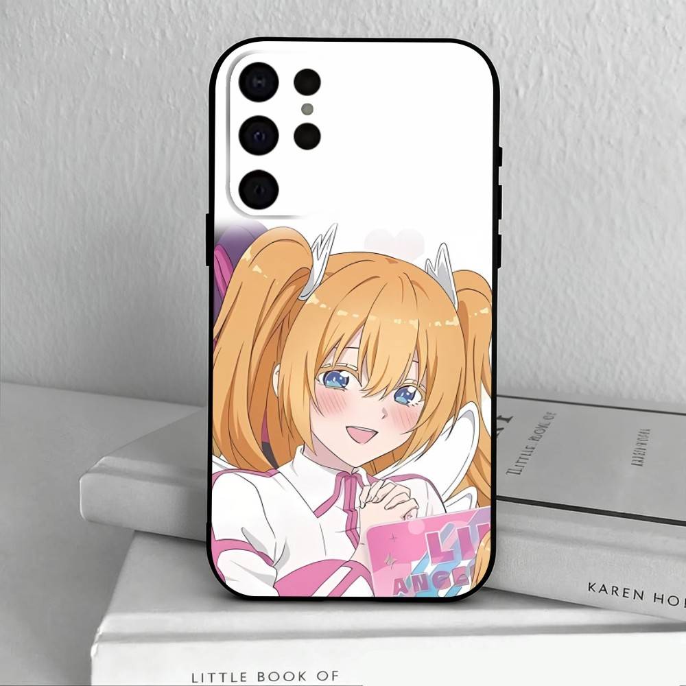 2.5 Dimensional seduction Amano Ririsa Phone Case For Samsung S25,24,23,22,30,21,10,9,Ultra,Plus,Lite,FE,4,5 G Soft Black Case