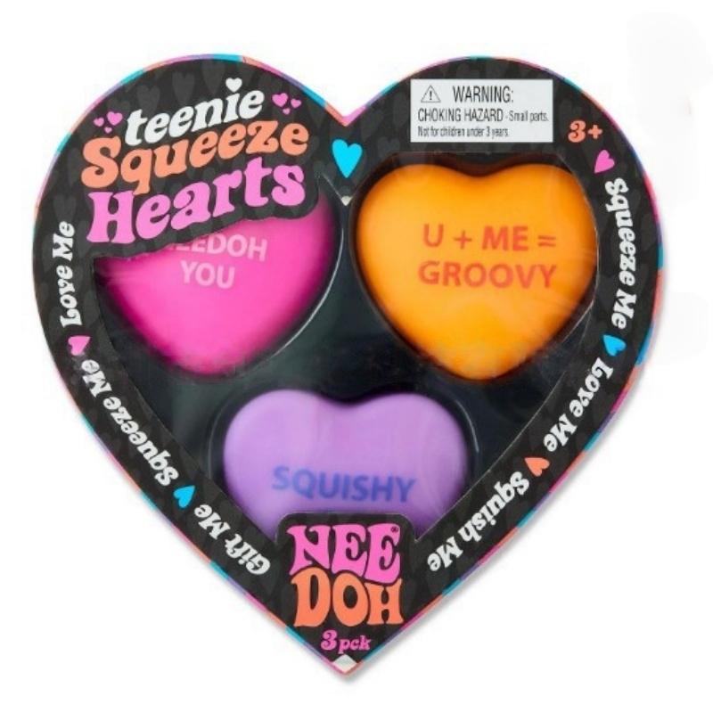 Teenie Sparkle Hearts - Mini Sparkling Heart Stress Relief Toy, Valentine's Day Limited Edition