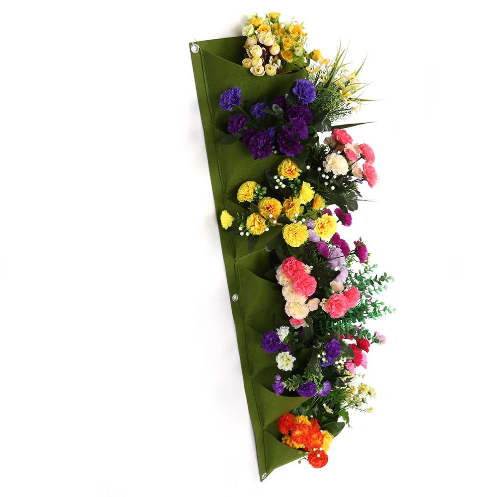 Planting Bag Garden Balcony Wall Vertical Flower Plants  Ing Planter (18  S)
