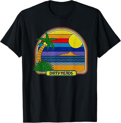 Dirty Heads Retro Strand T-Shirt, Größe S-5XL