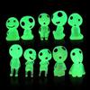 LeTradeJP 10 Pieces Resin Decoration Wooden Elf Figure Glowing Tree Movie Character Cute Doll Collection Gift Interior Miniature Alien Cartoon Micro