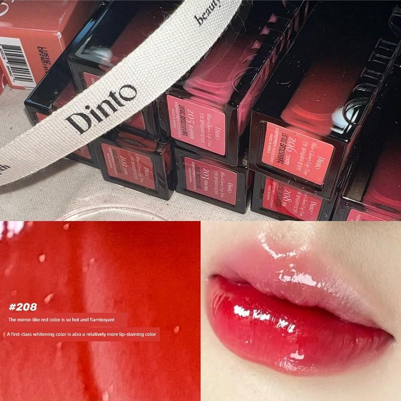 Wen Jiaying's Same Style Dinto Water-Glossy Mirror Lip Glaze Moisturizing and Hydrating 205/206/207/211 Niche Affordable Price