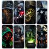 Halloween Moon Witch Horror Phone Case For Samsung Galaxy A17 A16 A15 A14 A13 A57 A56 A55 A54 A53 A37 A36 A35 A34 A33 A26 A25 A2