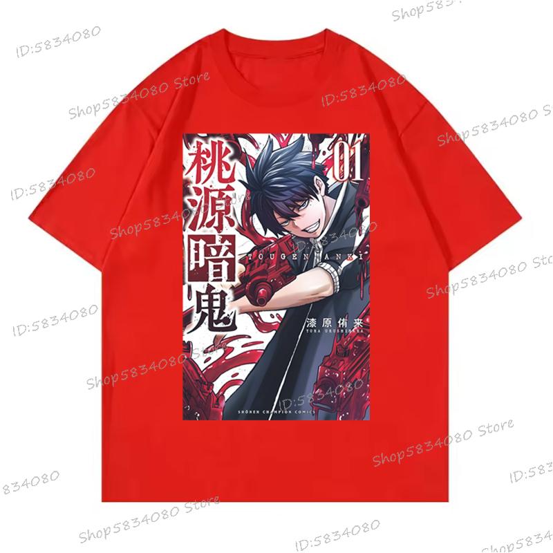 Summer Short Sleeve Tshirt Tougen Anki Anime Tshirts Tops Anime Gifts Harajuku Streetwear Vintage Tees Unisexs Womens Clothing