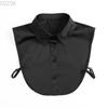 Fashion Women's Embroidery Shirt Fake Collar Removable Mujer Faux Cols White Sweater False Collar Lapel Shirt Blouse Detachable