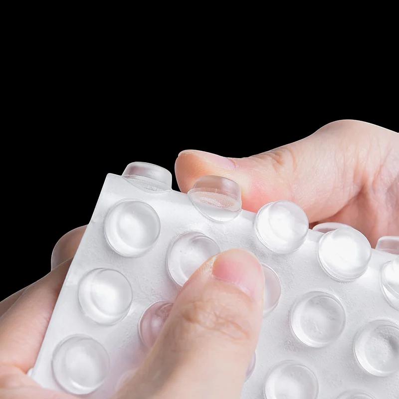 Transparent Silicone Collision-Proof Granular Wardrobe Door Anti-Collision Pad Mute Paste Buffer Anti-Sliding Anti-Glue Granules