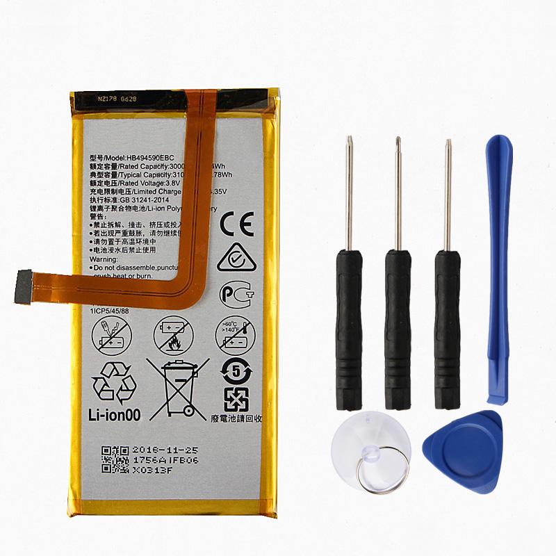 New Replacement Battery HB494590EBC For Huawei Honor 7 Glory PLK-TL01H PLK-AL10 ATH-AL00 3100mAh