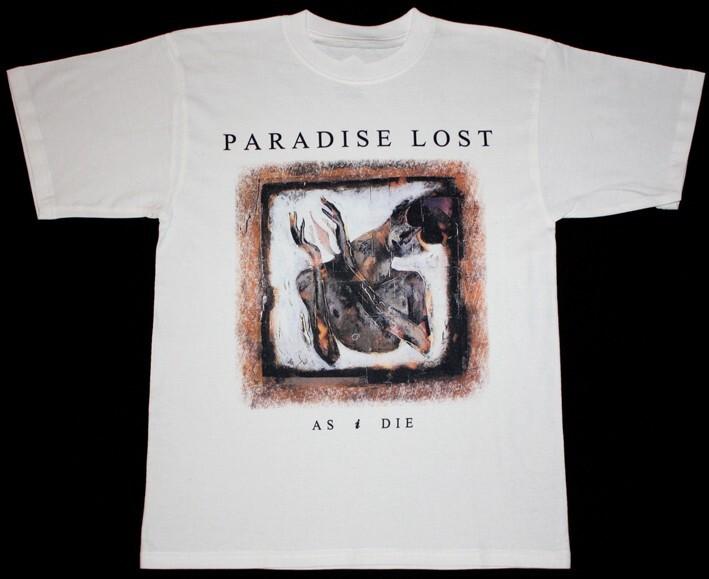 

Vtg PARADISE LOST Band AS I DIE Cotton All Size White Unisex Shirt SE205 Unisex T-Shirt M