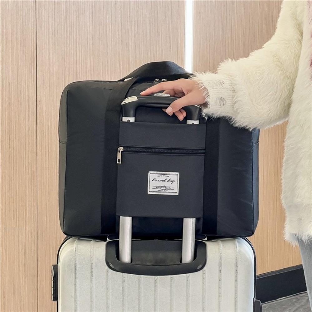 Portable Storage Bag Folding Luggage Tote Handbag Durable Duffel Bag  For Women Men