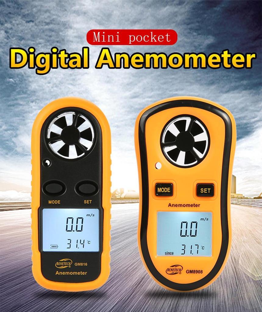 BENETECH GM816 Smart Digital Anemometer Wind Speed & Force Meter