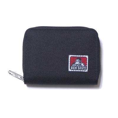 FOLD WALLET a Mini Wallet for Cards and Coins BDW-8491 BK, Large-capacity