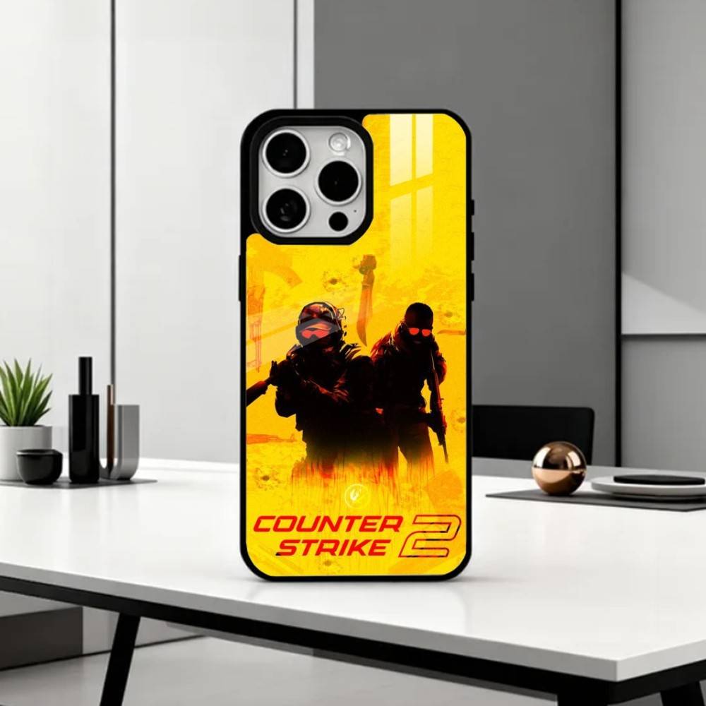 G-Game C-CS2 C-Counter S-Strikes   Phone Case For iPhone17,16,15,14,13,12,11 Plus,Pro Max Magnetic For Magsafe Wireless Charging