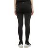 adidas Solid Color Comfortable Casual Mid Waist Knitted Sports Pants Women Bottoms Black CX5309