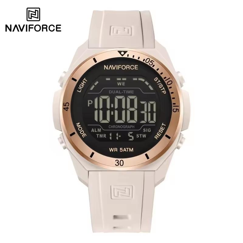 NAVIFORCE 7138 Outdoor Sports Men's Digital Watch Fashion Sports Alarm Clock Stopwatch Casual Wristwatch Date LED Display Reloj