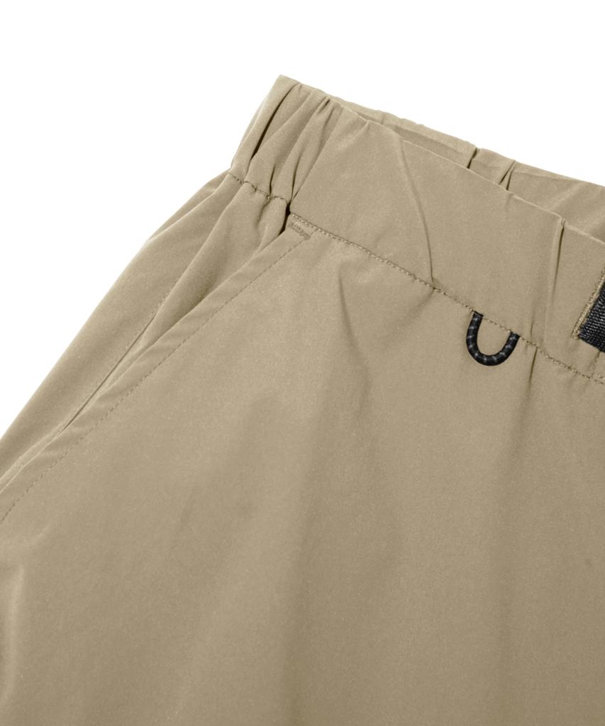 TRILLION Utility Belt Multi Cargo Bermuda Shorts_Beige