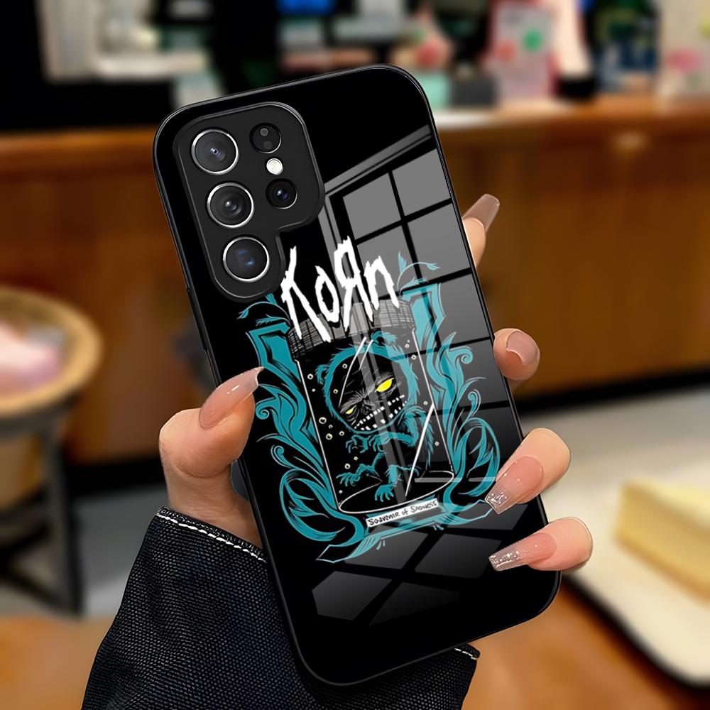 Rock Band K-Korn Phone Case For Samsung A25 A13 A33 5G A54 A36 A35 A56 A52 A14 Shockproof Glass Cover