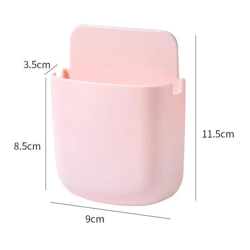 

Настенная креативная стойка для хранения мобильных телефонов без перфорации, пульт ДУ для телевизора, кондиционера, Estante Almacenamiento