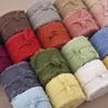 4CM*5M Handmade Frayed Edged Satin Cotton Ribbon For Wedding Invitation Wrapping Bouquets Birthday Party Decorations Gifts
