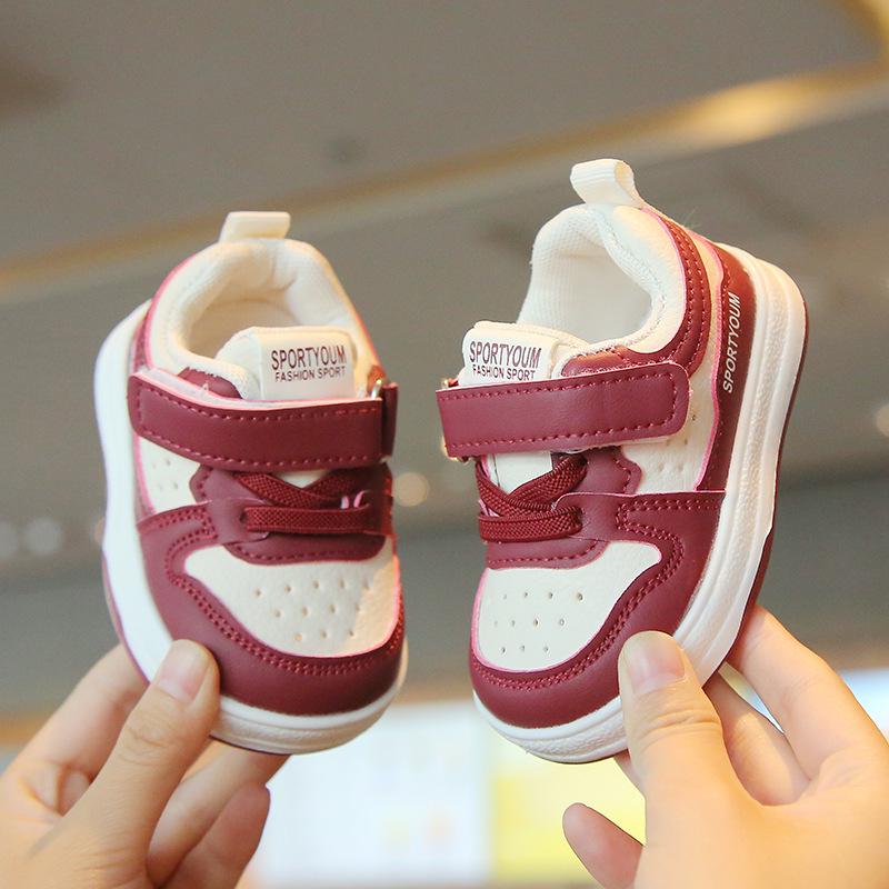 

Baby Soft Sole Non-slip Velcro Shoes for Girls & Boys - Spring/Autumn Style Sizes 15-19 (Set of 5 pairs)