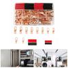 130pcs/set Terminals With Heat Shrink Tubing Copper Wire Terminal Block Kits For Electrical Applications Accessories SC130PCS